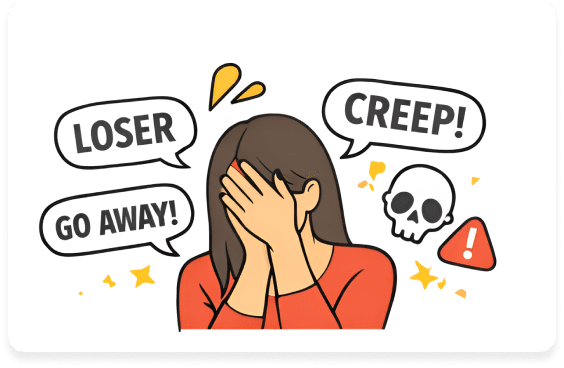 Harassment or hate speech